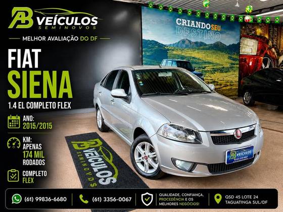 FIAT SIENA 1.4 MPI EL 8V FLEX 4P MANUAL FIAT SIENA 1.4 MPI EL 8V FLEX 4P MANUAL